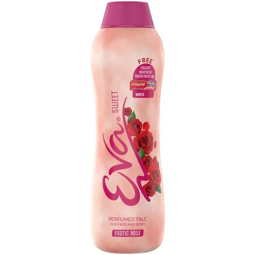 Eva Perfumed Talc - Sweet Exotic Rose, 100 g