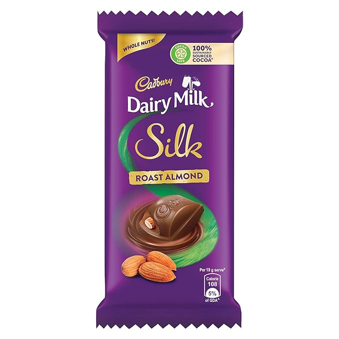 Cadbury Dairy Milk Silk Roast Almond Chocolate Bar 58 g