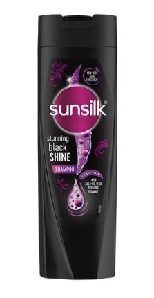 Sunsilk Stunning Black Shine Shampoo for Long Lasting Shine