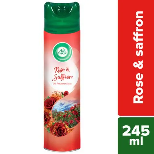 Airwick Room Air Freshener Spray - Rose & Saffron, 245 ml