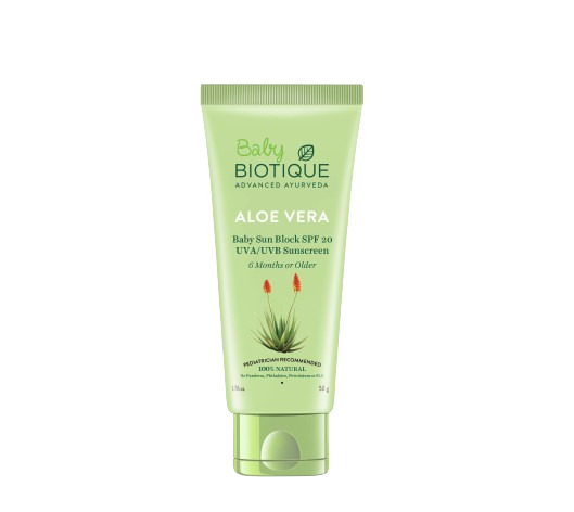 Biotique Biotique Aloevera Baby Sun Block Spf20 Sunscreen