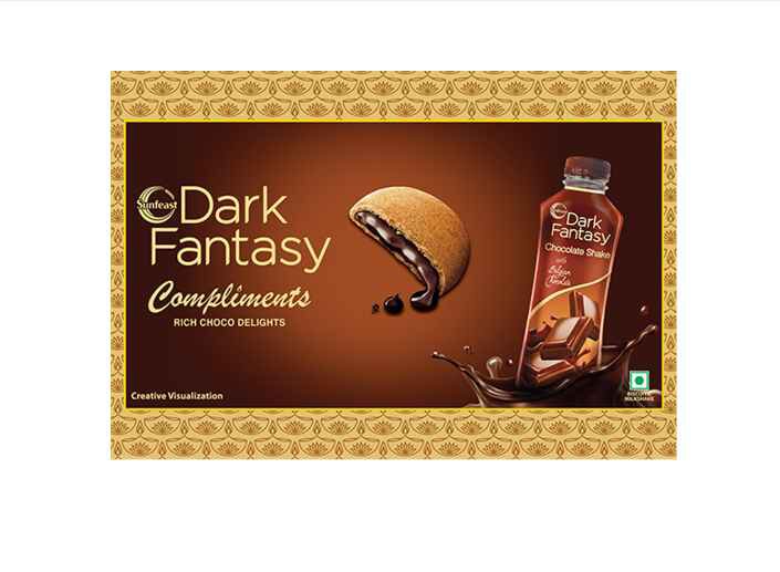 Sunfeast Dark Fantasy Compliments Pack (300ml x 2 + DF Chocofills 75gm)