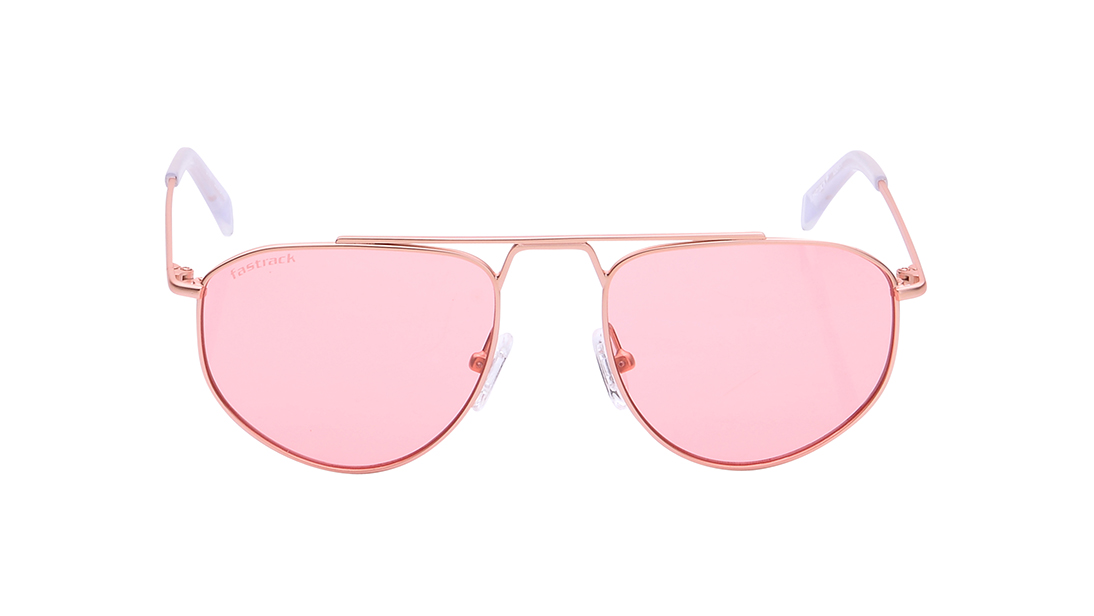 FASTRACK Pink Navigator Rimmed Sunglasses(M262PK1V)