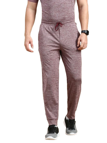 Track Pants Classic Polo Men's Bottom Polyester Brown Slim Fit Active Wear Track Pants | GEN-X-TP-03 A