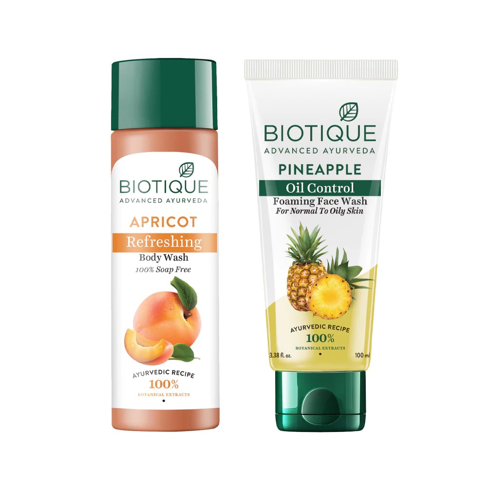 Biotique Pack Of Face Wash And Body Wash