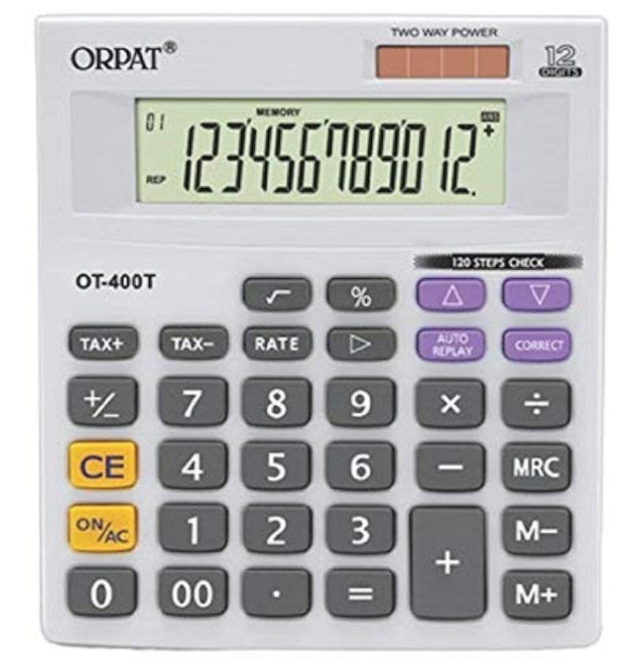 Orpat OT 400GT Calculator, 1 pc
