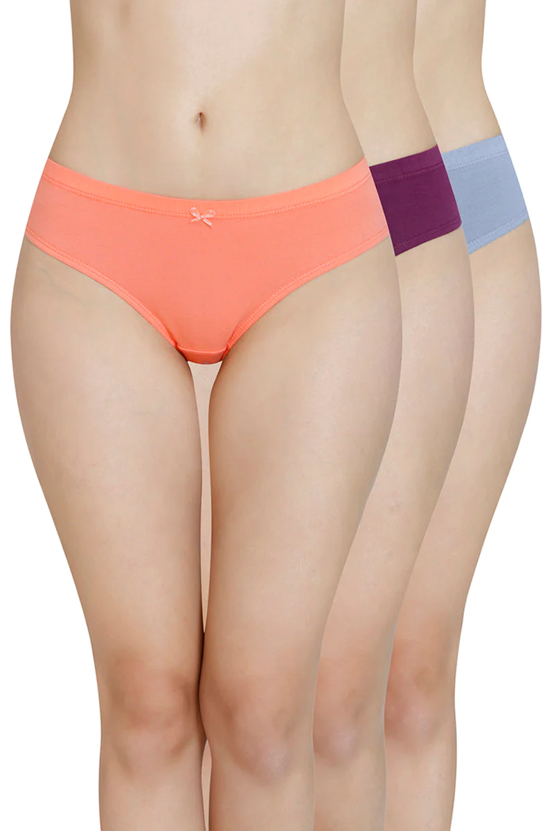 Amante  Inner Elastic Waistband Bikini Panty (Pack of 3)-B045