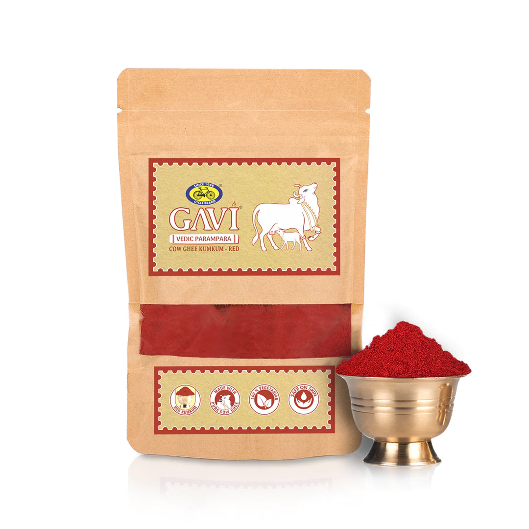 cycle Gavi Cow Ghee Kumkum - Red