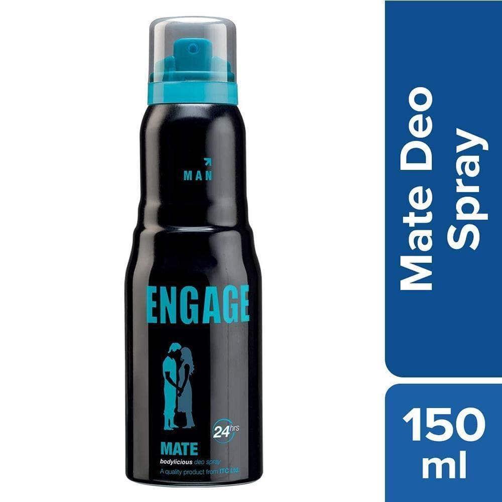 Engage Mate Deodorant For Men, 150 ml, Citrus & Fresh, Skin Friendly