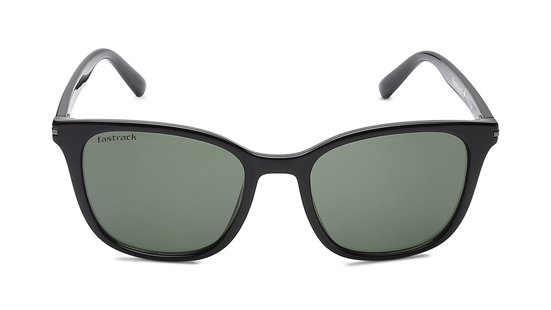 FASTRACK Black Square Men Sunglasses (P418GR1|53)