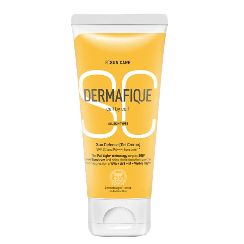 Dermafique Sun Defense Gel Crème Sunscreen with SPF 30 Tube pack, 50 g