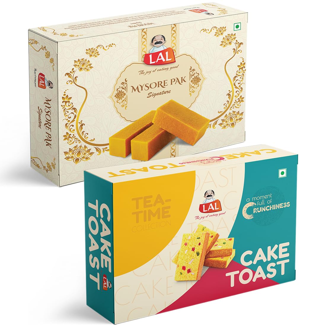 Lal Sweets Mysore Pak 400g & Cake Toast 300g