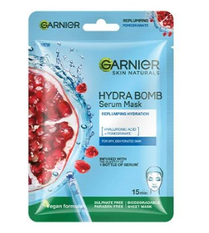 Garnier Hydra Bomb Pomegranate Serum Sheet Mask