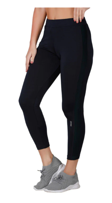 Women Navy Solid Ankle Length Tights - RAD INTENSE TRACK-NY (8904316907751)