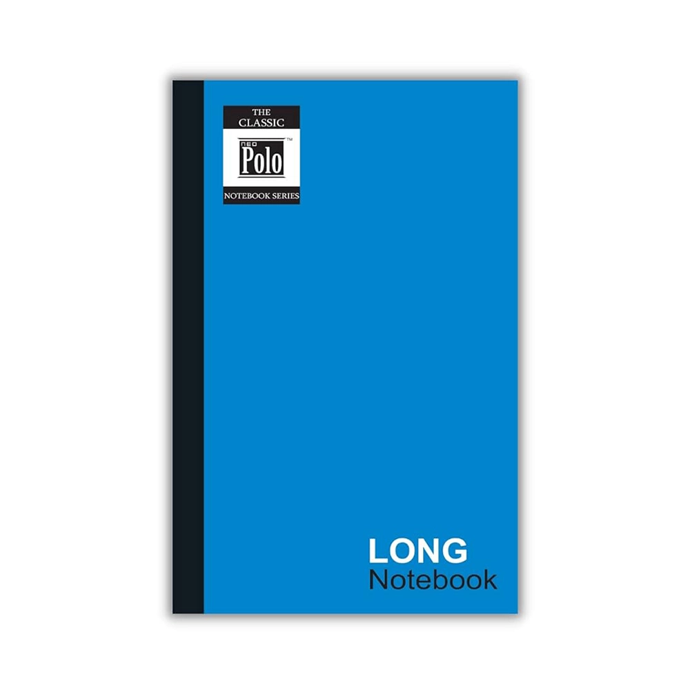 Neo Polo Un-Ruled Note Books, Long Size, 30x18.5 Cm, Pack of 20