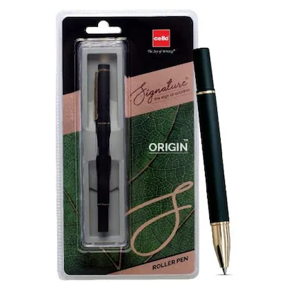 Cello Signature Origin Roller Ball Pen 1bltr blue