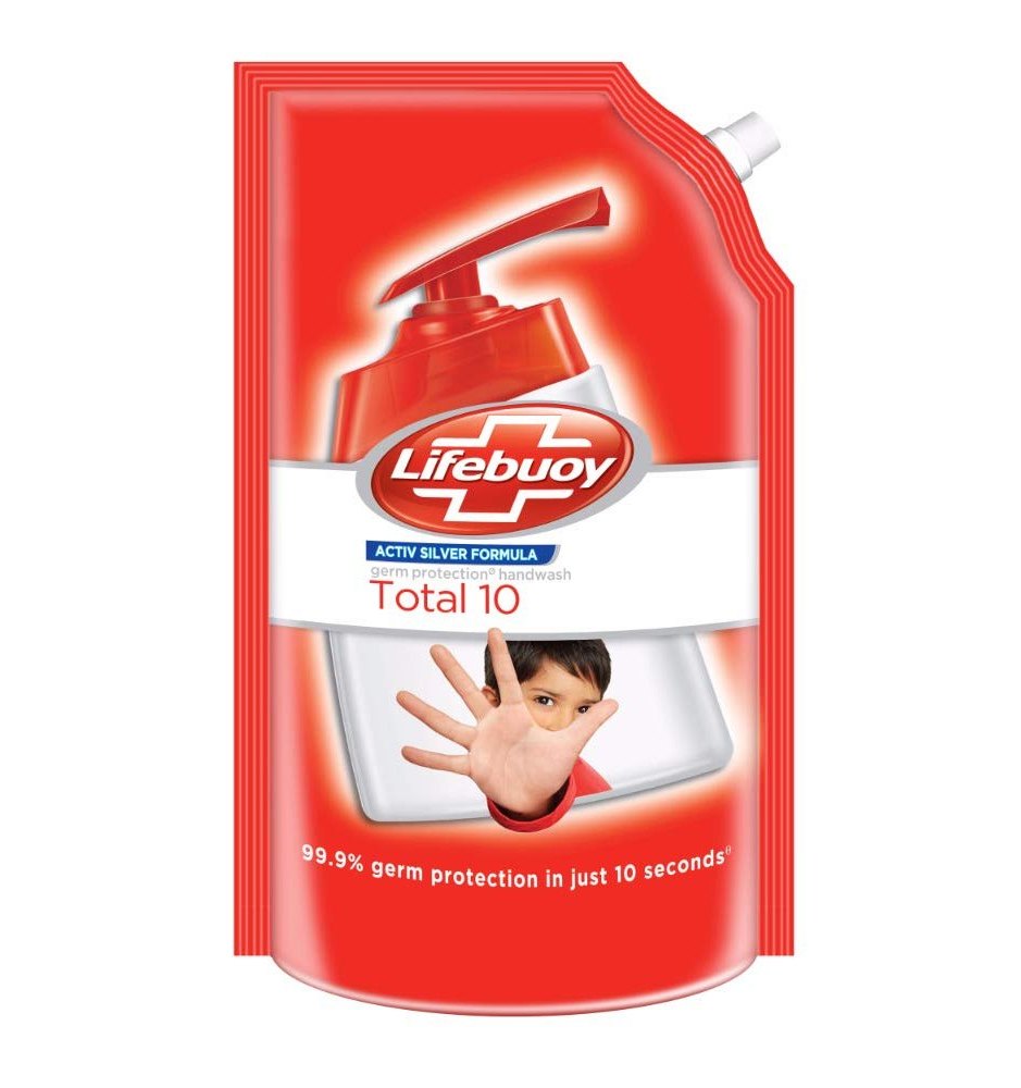 Lifebuoy Total 10+ Handwash - 99.9% Germ Protection