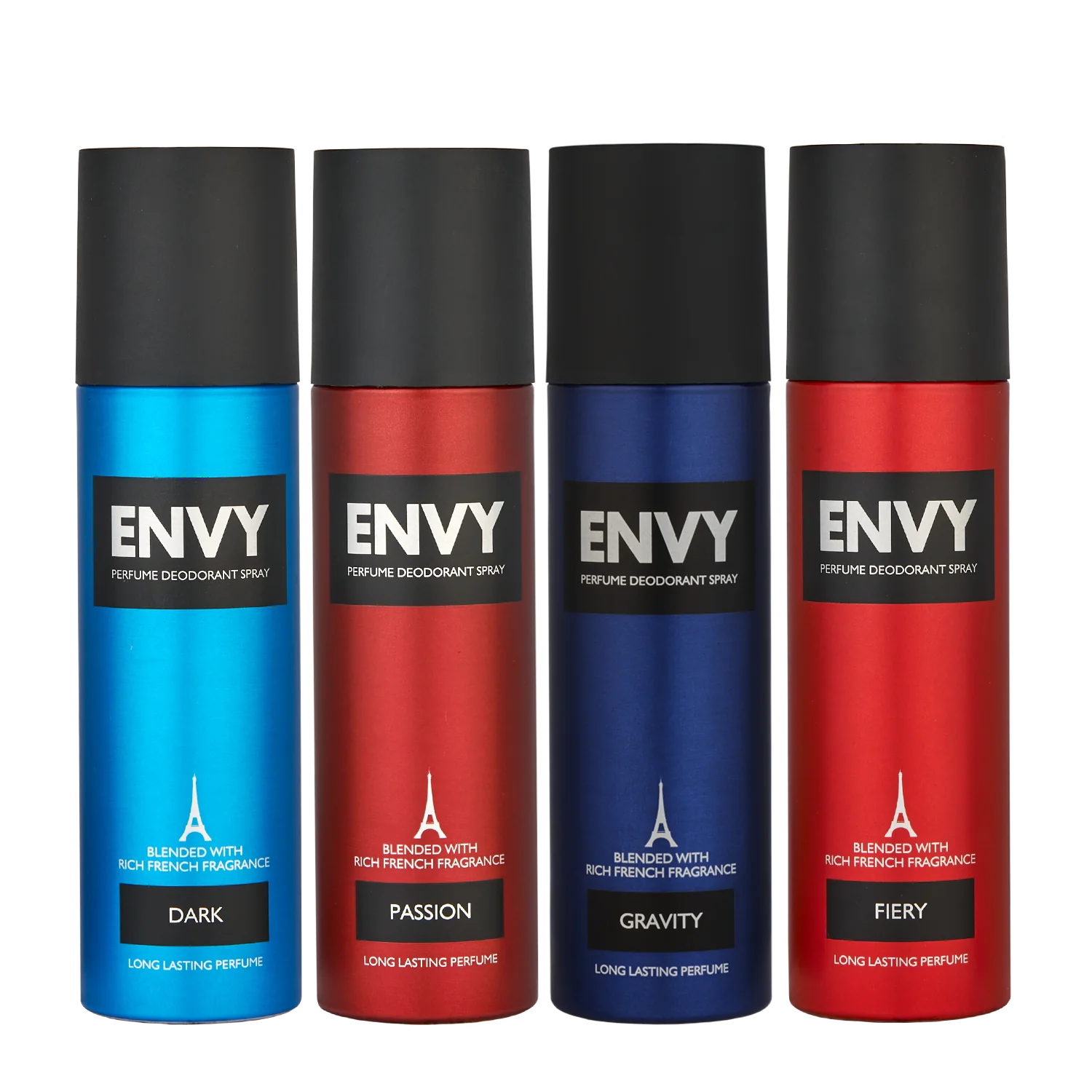 Envy Deodorant Combo Dark + Passion + Gravity + Fiery