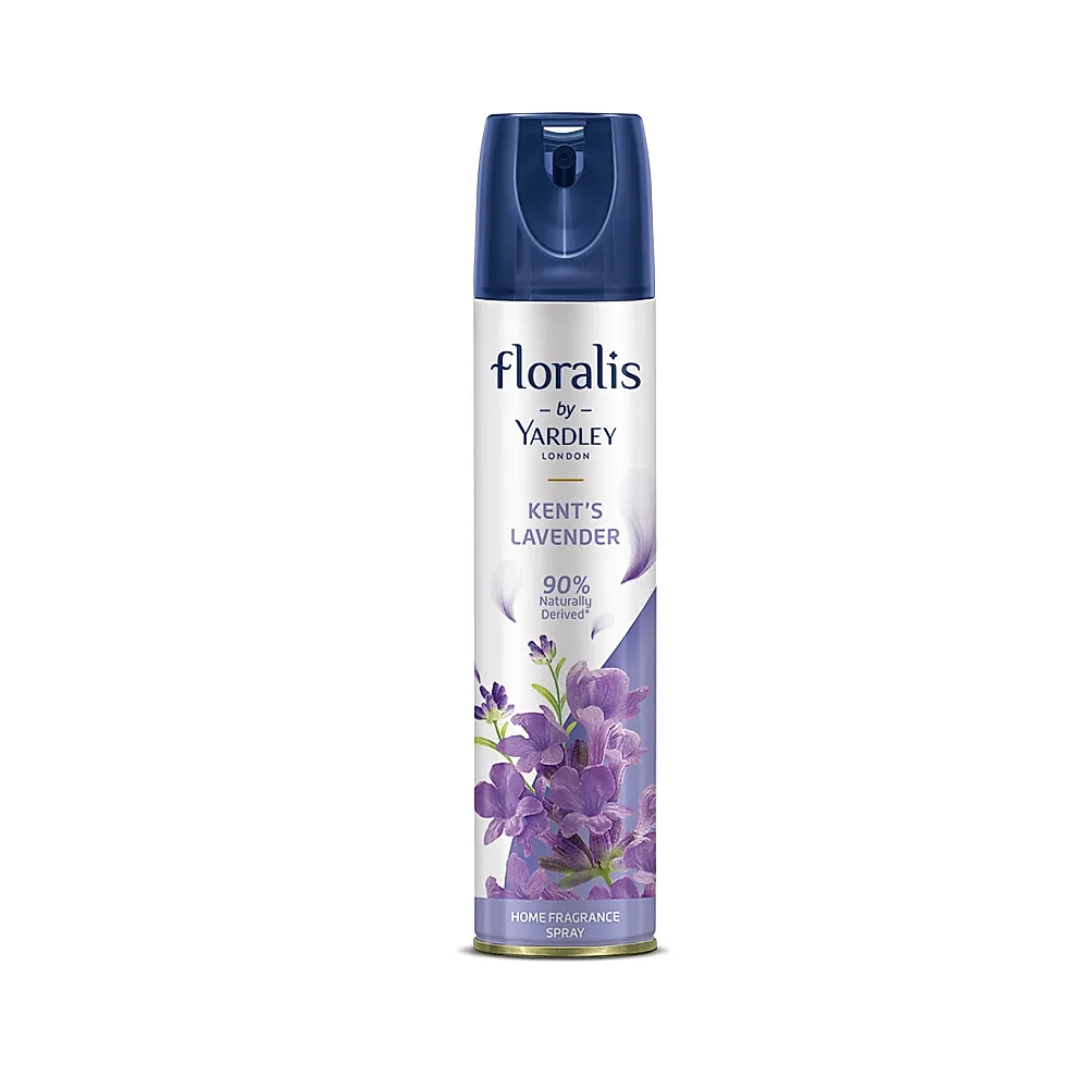 Floralis by Yardley London 210ml - Home Fragrance Spray - Kent's Lavender - Air Freshener Spray