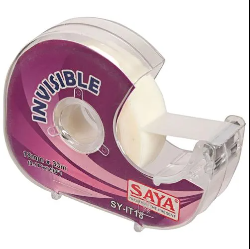 Saya Invisible Tape With Dispenser - Easy Tear, 1 pc