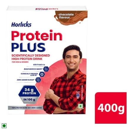 Horlicks Protein Plus, Chocolate  400g