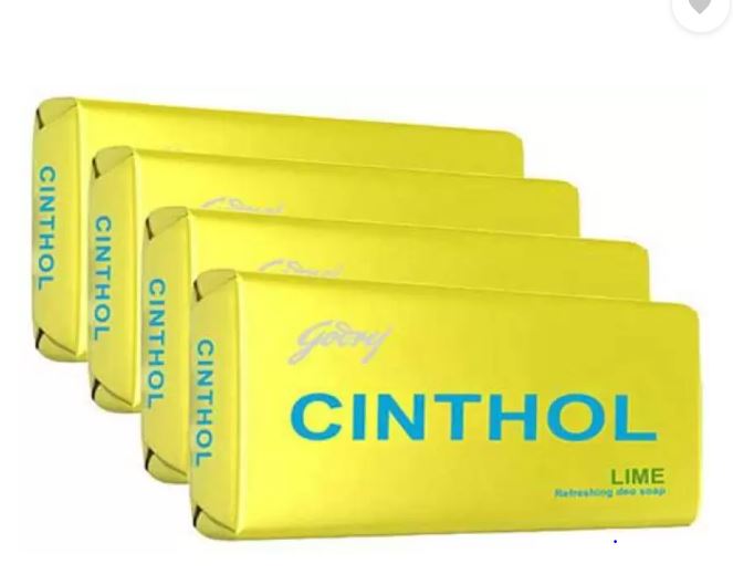 Godrej CINTHOL LIME 100 GM SOAP (PACK OF 4)