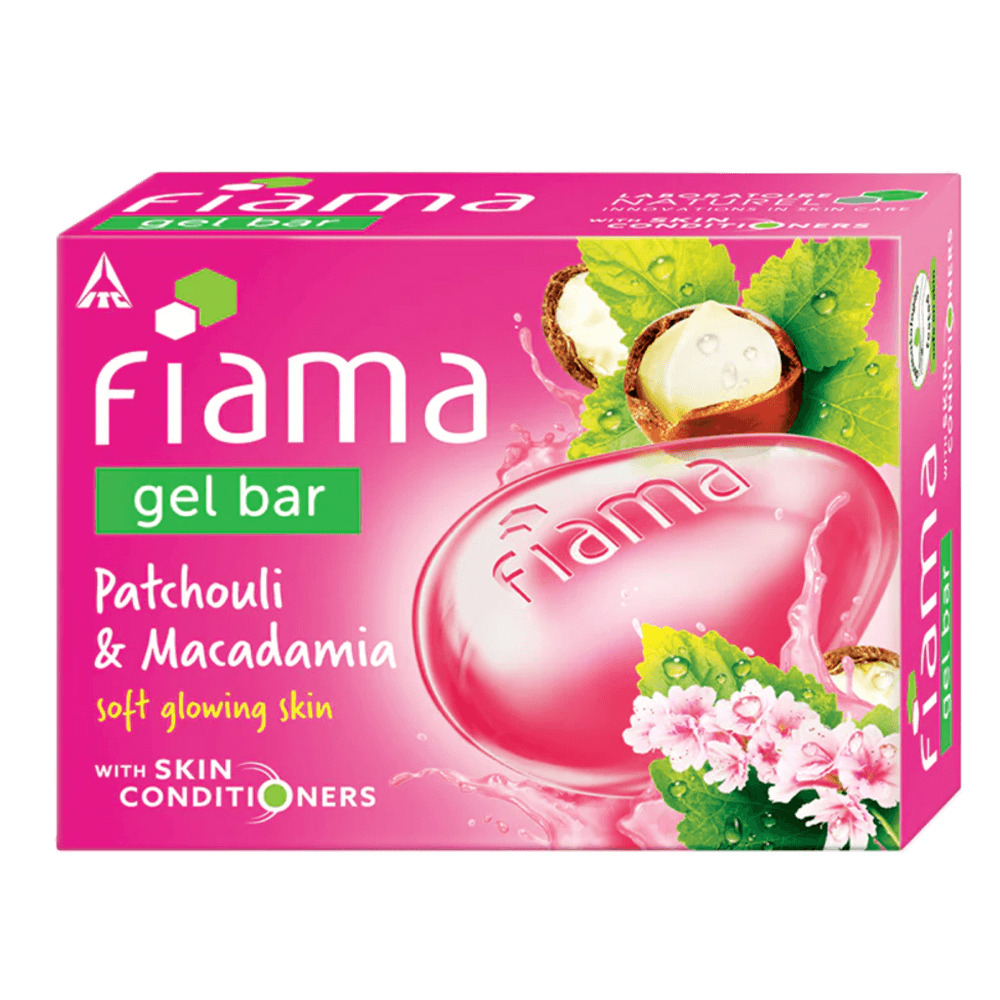 Fiama Gel Bar Patchouli And Macadamia For Soft Glowing Skin With Skin Conditioners 125g soap