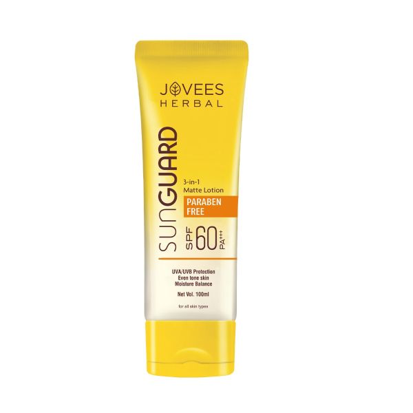 Jovees Sun Guard Lotion SPF 60 PA+++ Broad Spectrum | Matte Lotion