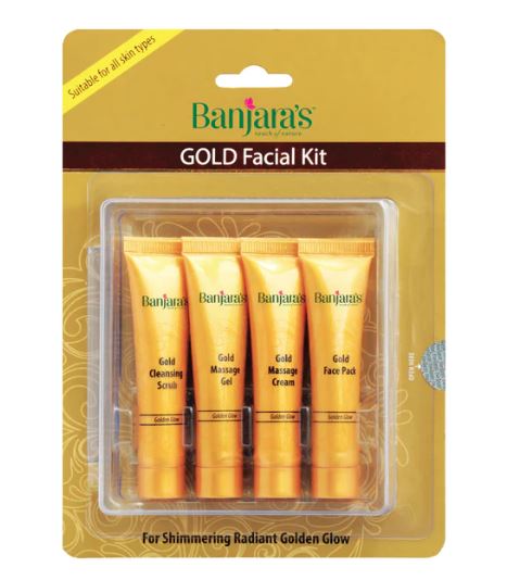 Banjara's Gold Facial kit (Blister Pack) - 15g*4