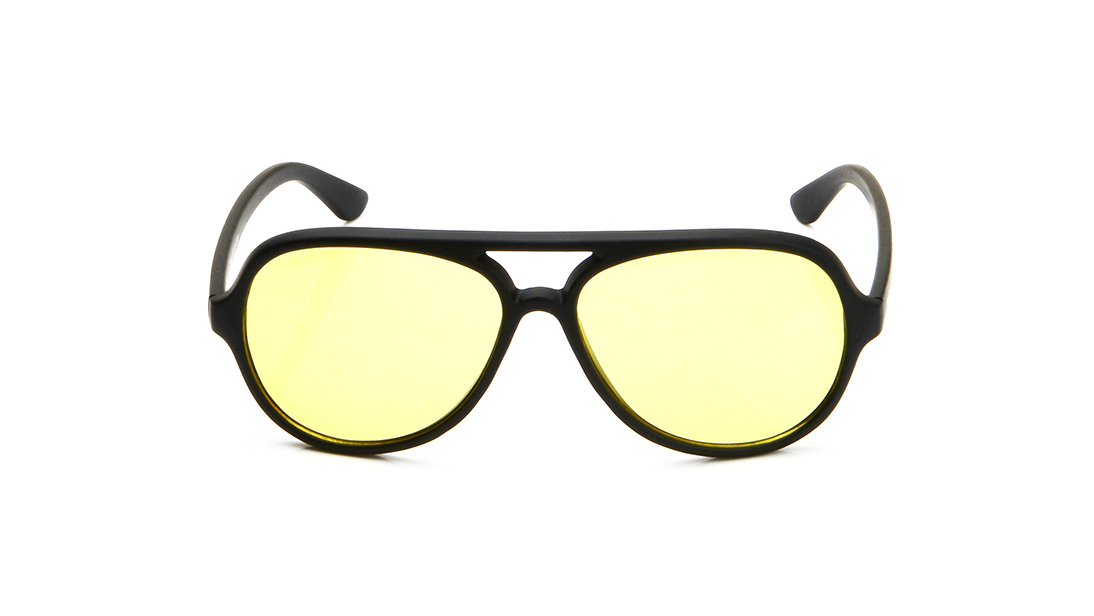 Fastrack Yellow Aviator Rimmed Sunglasses(P358YL5V)
