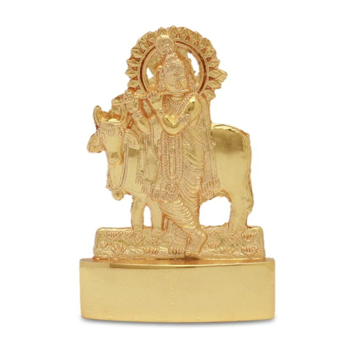 Cycle Lord Krishna Idol