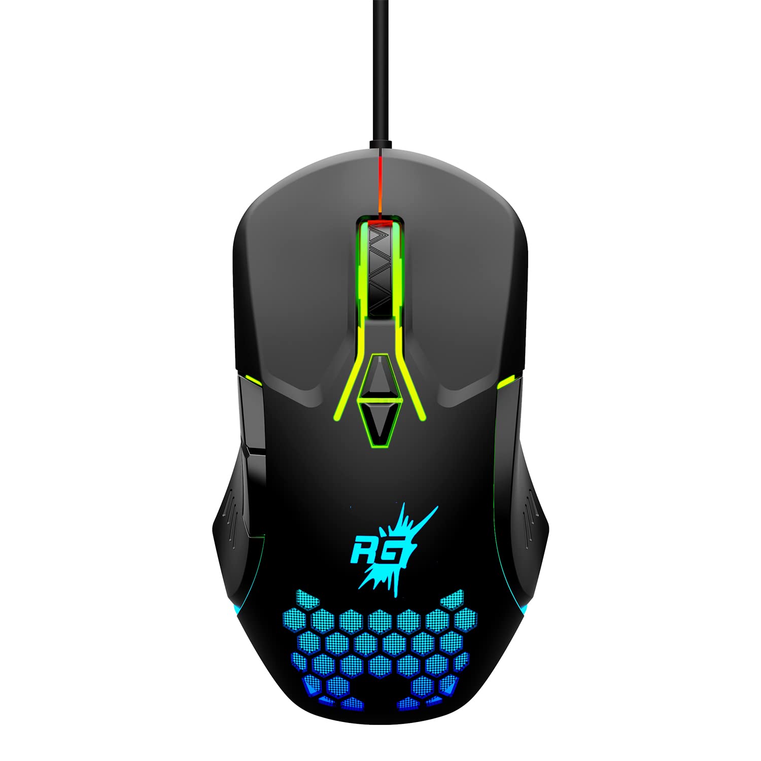 Redgear A-15 USB Wired Gaming Mouse with LED, Upto 6400 DPI