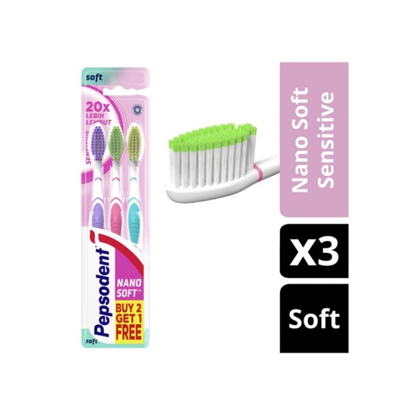Pepsodent Sensitive Toothbrush Buy2 Get1