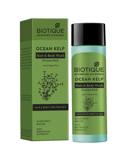 Biotique Ocean Kelp Hair & Body Wash Protein Rich 120ml