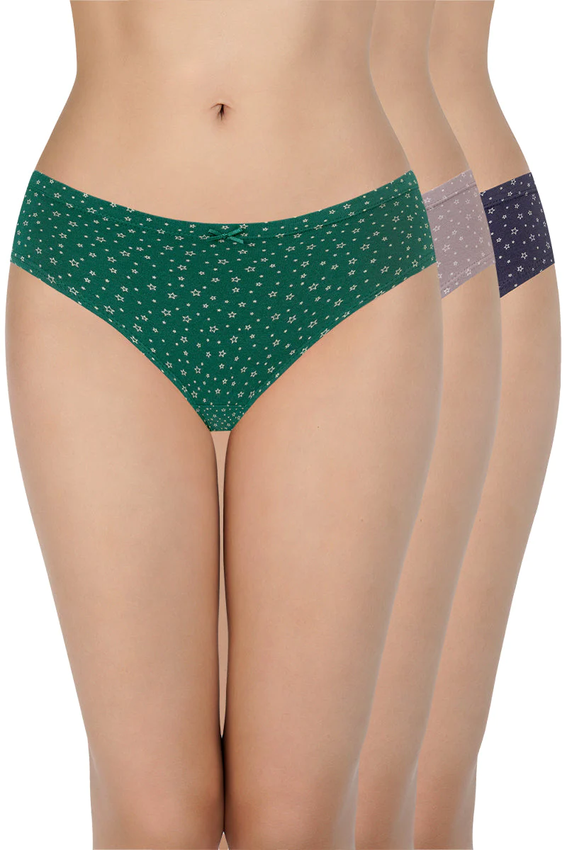 Amante  Inner Elastic Waistband Bikini Panty (Pack of 3)-B186