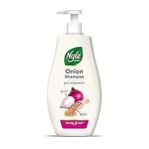 Nyle Naturals Onion Anti-Dandruff Shampoo, With Onion and Fenugreek
