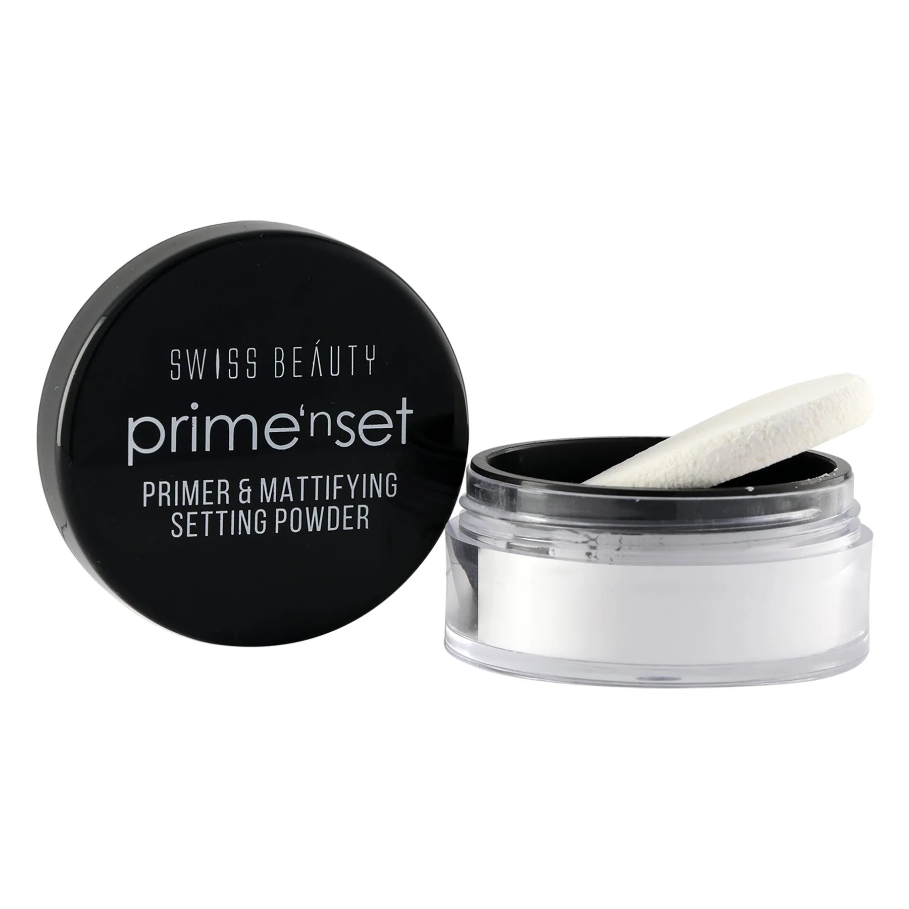 Swiss beauty primer and mattifying setting powder