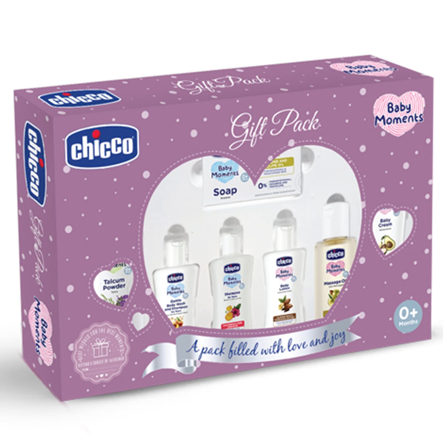 Chicco Baby Moments Caring Set Purple,