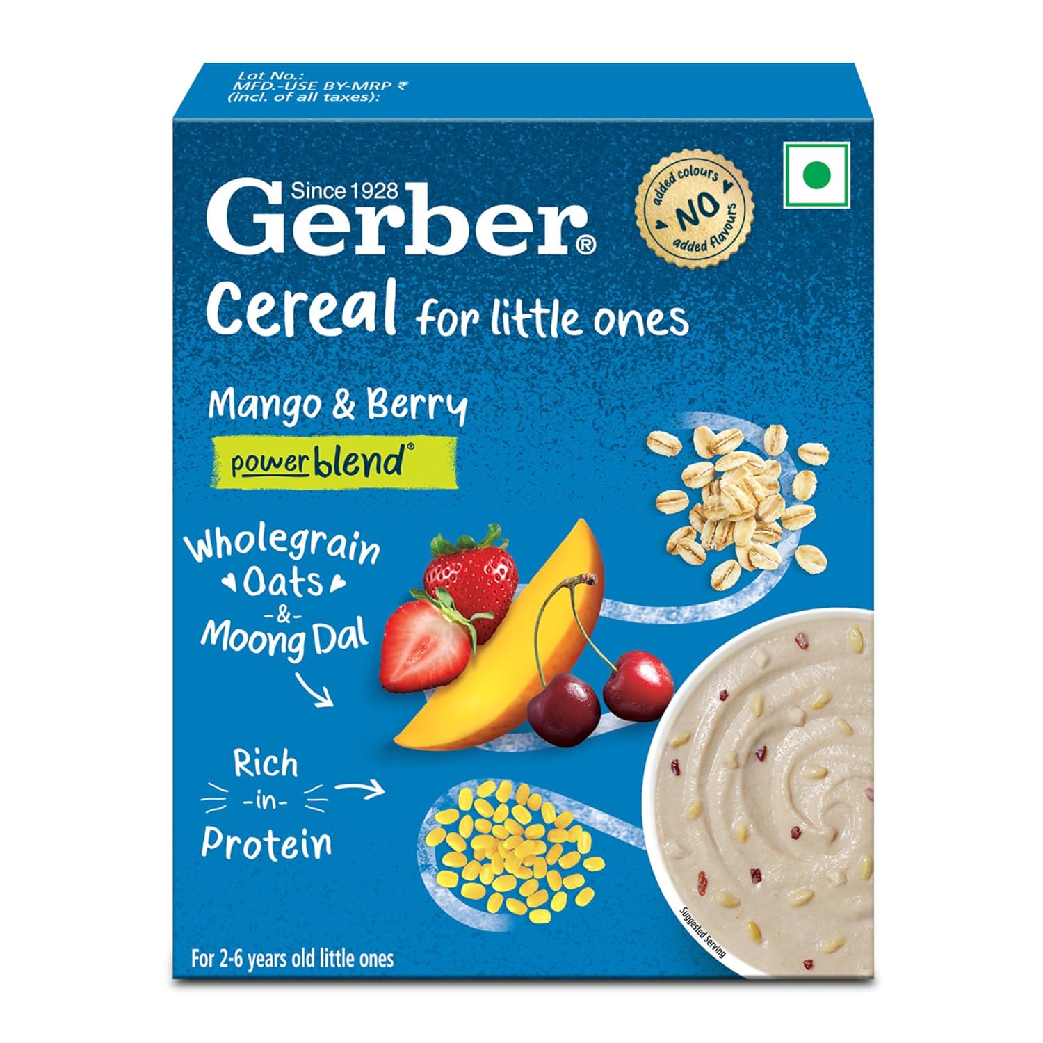 Nestle GERBER Cereals - Mango & Berry, 300g