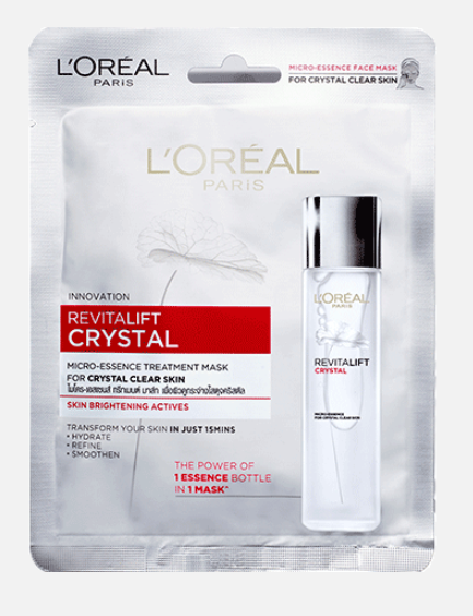 Loreal  Revitalift Crystal Micro-Essence Sheet Mask