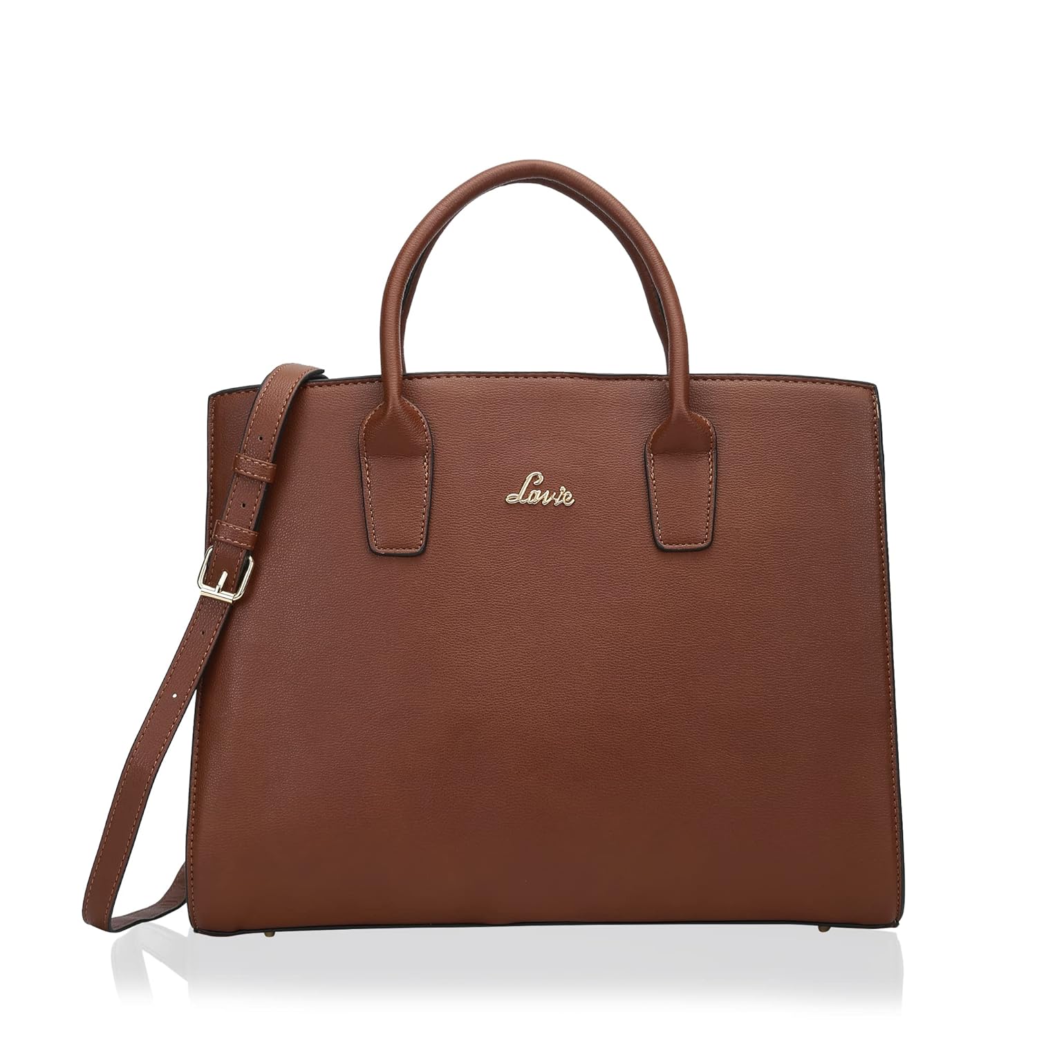 Lavie Women's Ellon Laptop Bag(Brown)