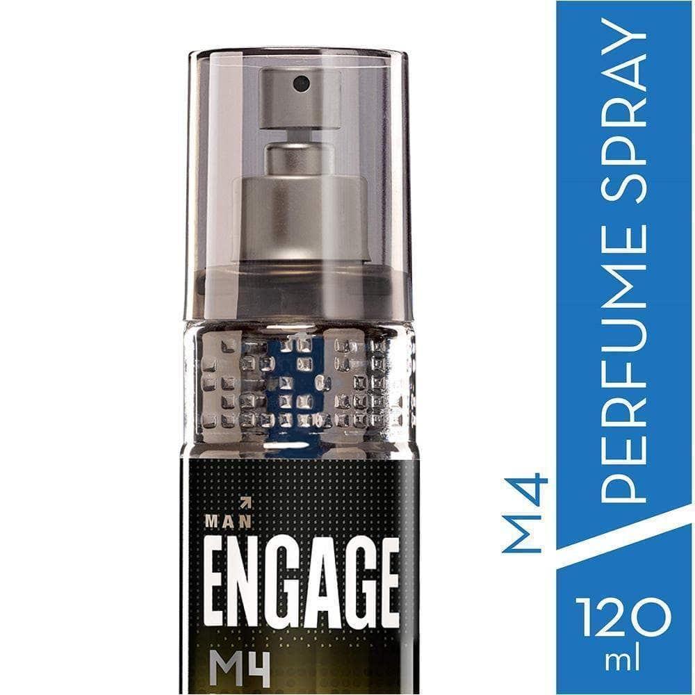 Engage M4 Perfume Spray For Men, 120ml, Spicy & Lavender, Skin Friendly