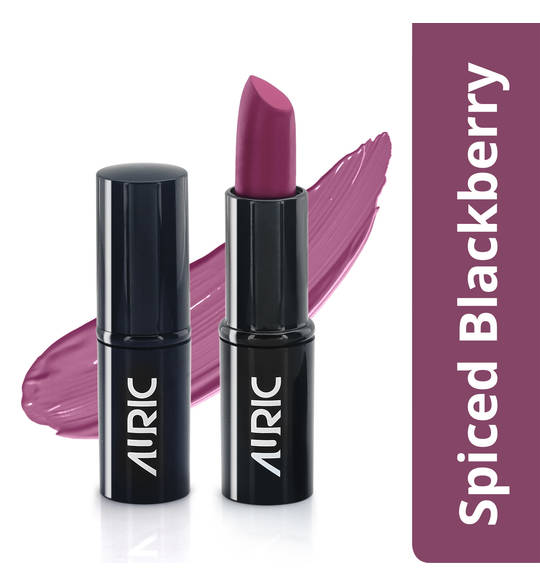 Auric MoistureLock Lipstick, Spiced Blackberry - 4 g