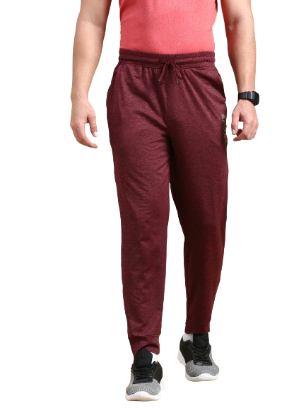 Classic Polo Men's Bottom Polyester Maroon Slim Fit Active Wear Track Pants