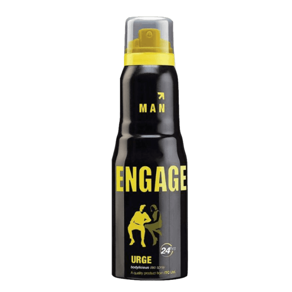 Engage Urge Deodorant For Men, 150 ml, Citrus & Woody, Skin Friendly