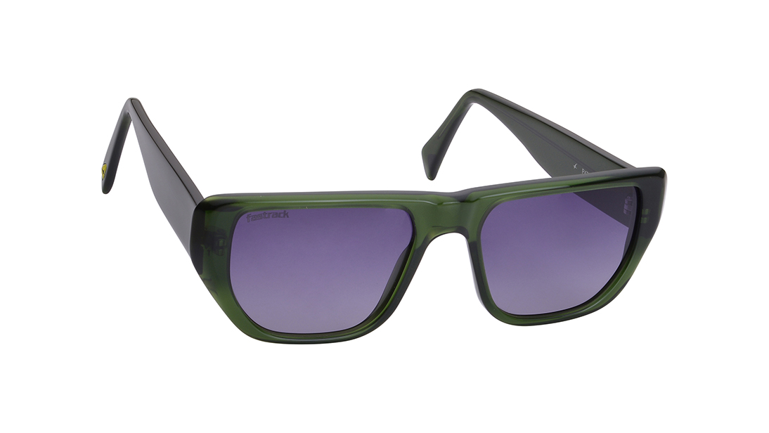 FASTRACK Grey Geometric Rimmed Sunglasses(P479GY3PV)