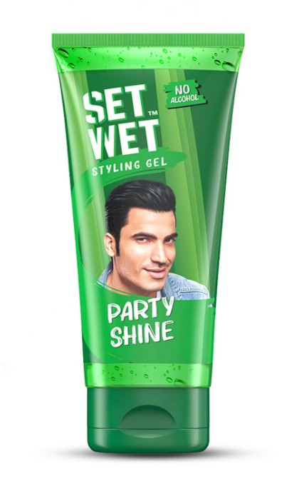 Set Wet Styling Hair Gel for Men - Party Shine, 50 ml Tube