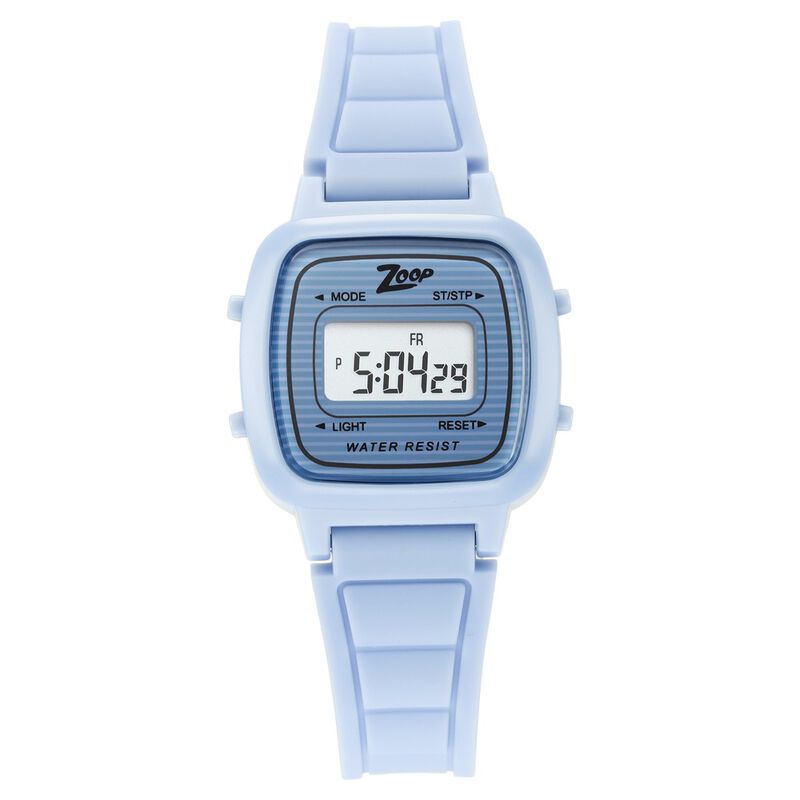 Zoop By Titan Digital Blue Dial Plastic Strap Watch for Kids