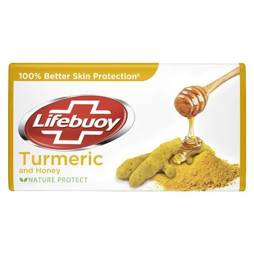 Lifebuoy Turmeric & Honey Soap, 100% Better Skin Protection