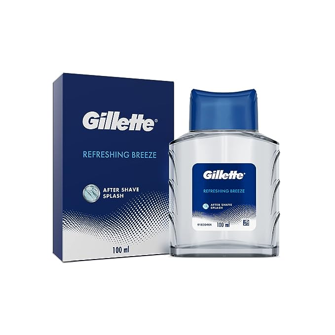 Gillette AFTER SHAVE SPLASH REFRESHING BREEZE 100ML, White